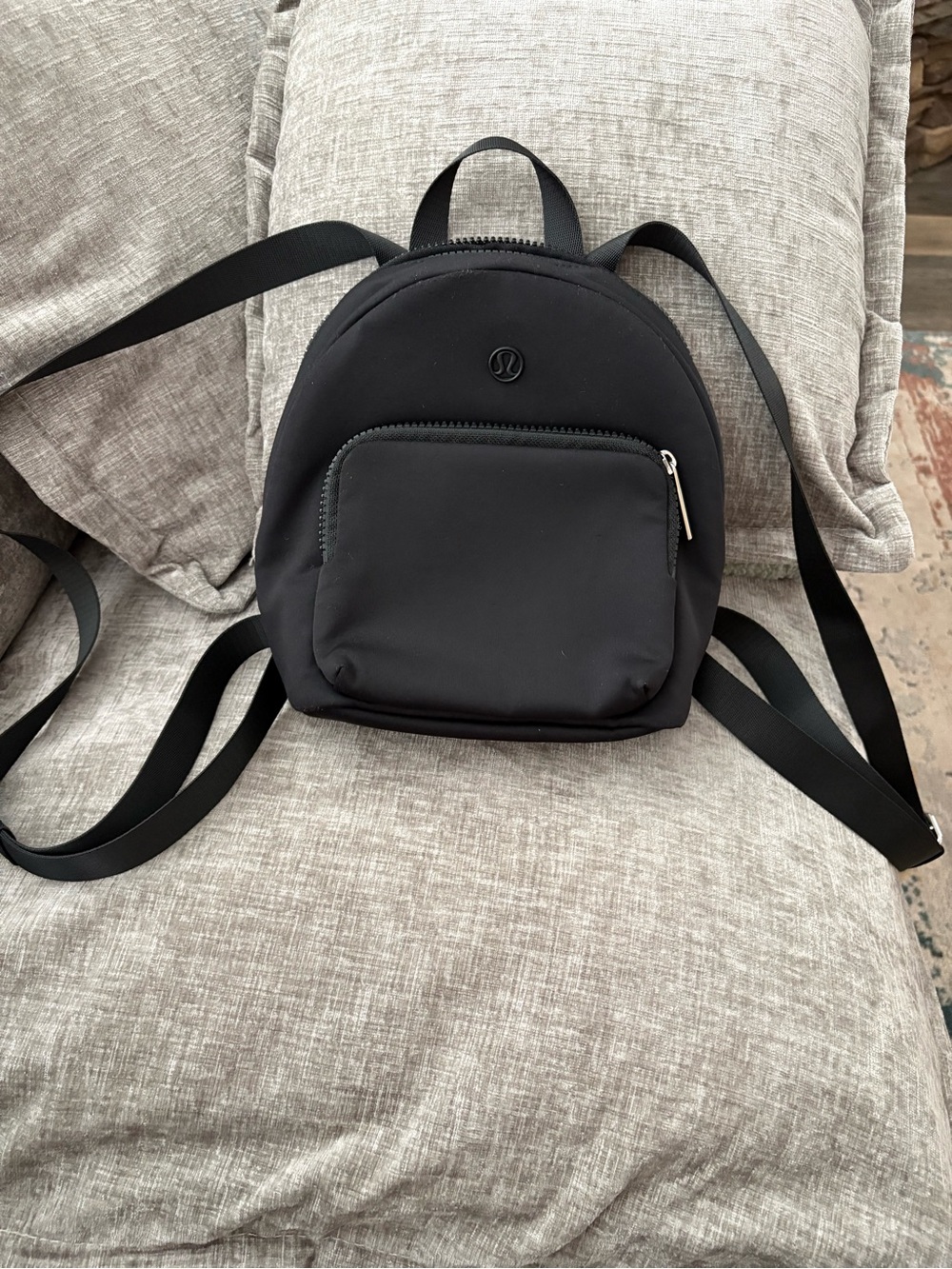 lululemon athletica Black Mini Backpack